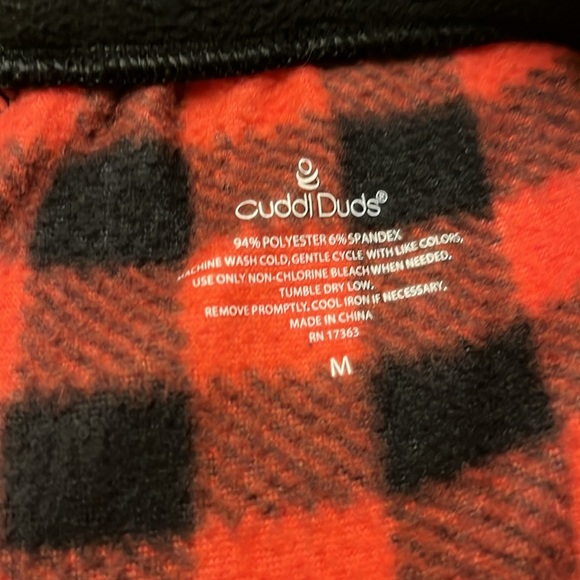 Like new fleece cuddl duds lounge pants, size medium - Picture 2 of 4